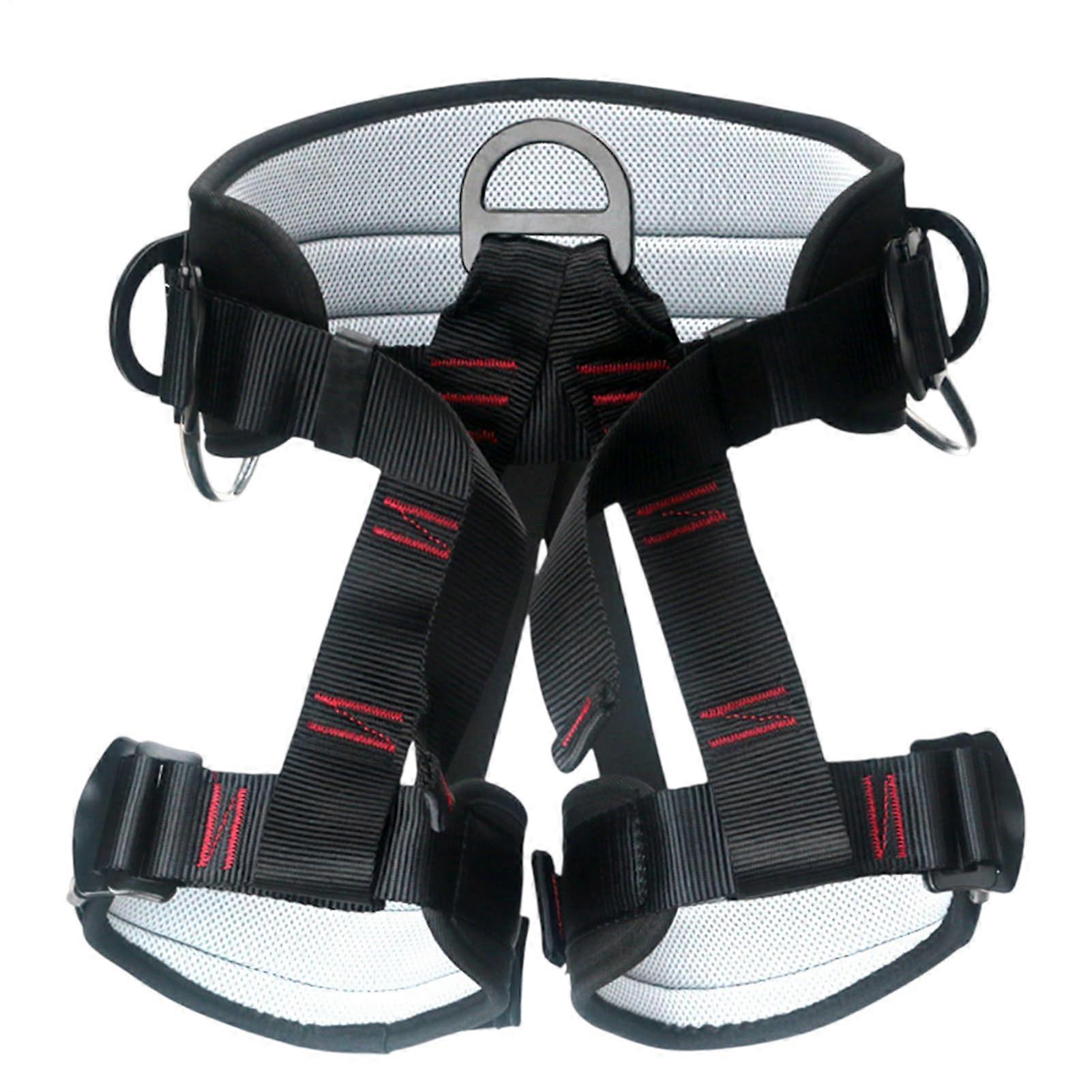 Safety Belt Roofer Adjustable Climbing Harness with 0.2 cm Load Capacity, Breathable Multifunctional Rappelling Belt for Outdoor Use