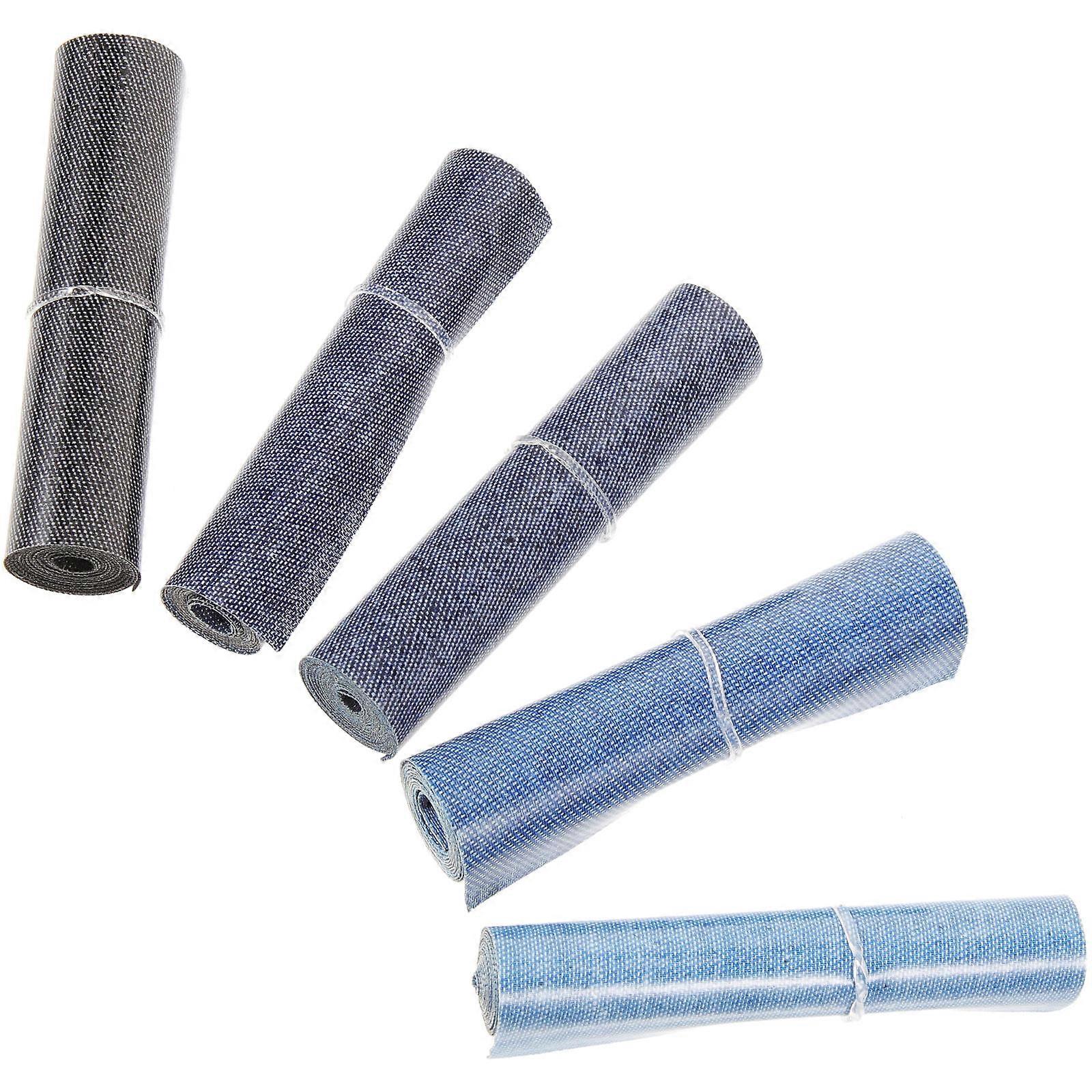 Diy Repair Patches Set for Jeans and Clothing Fibre Cloth Patches for Hiding Imperfections and Creative Projects