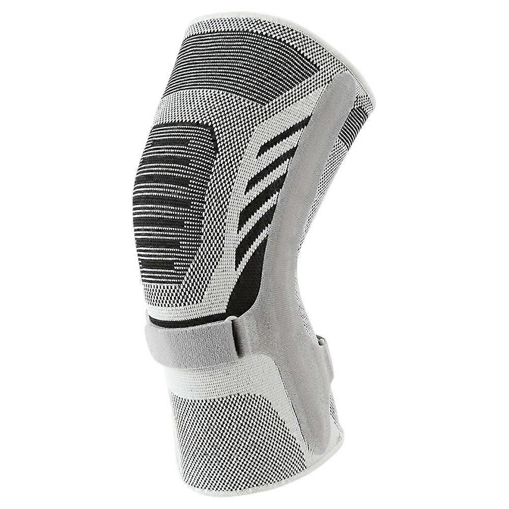 VILICO AB159 دعامة الركبة الرياضية الجري اللياقة البدنية ركوب الدراجات تنفس حماية الرضفة كم مشترك رمادي / L