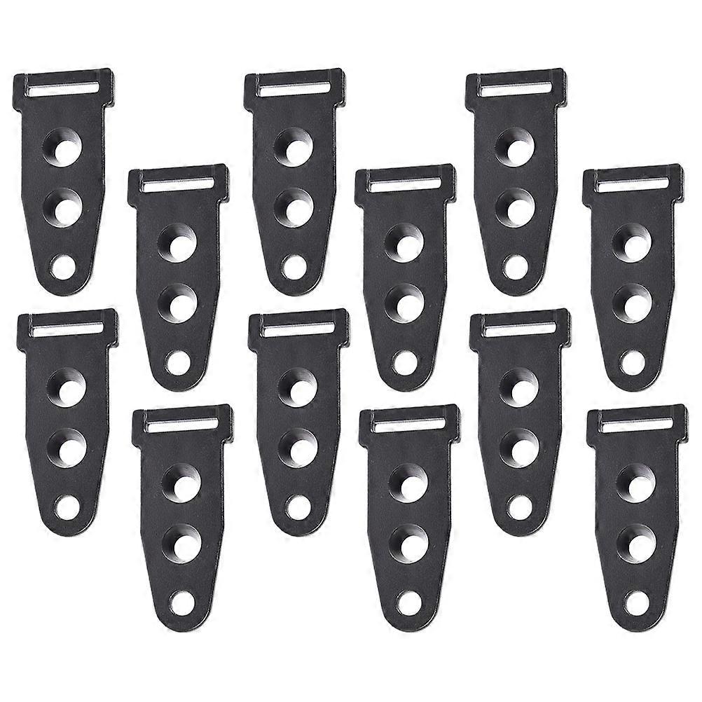 Black Canopy Webbing Fixers Durable Tent Buckles for Securing & Adjusting Outdoor Camping Gear, Tents, Awnings, and Canopies