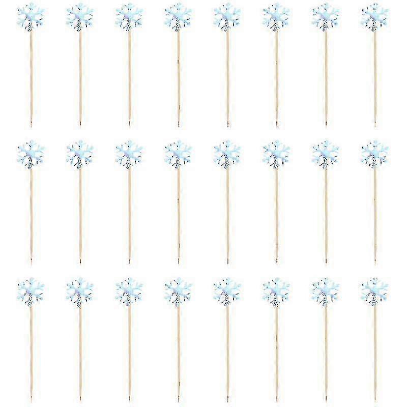50pcs cake decorations , Snowflake Cake Toppers SZRG A-D