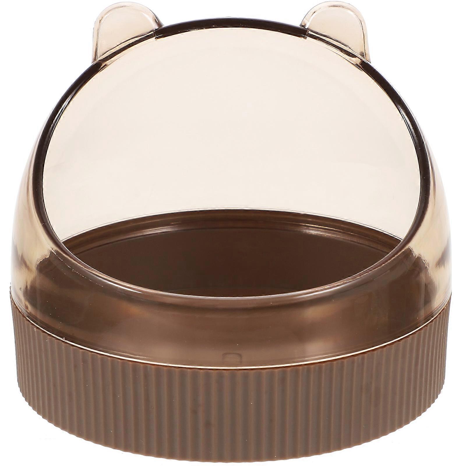 Small Animal Dish Household Chinchilla Bowls Simple Structure Prevent Overthrow and Spill 1Set