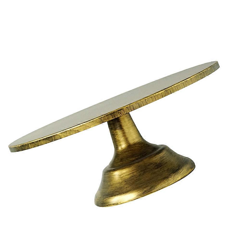Golden Iron Art Cake Stand for Cake Display with 1Pcs Quantity