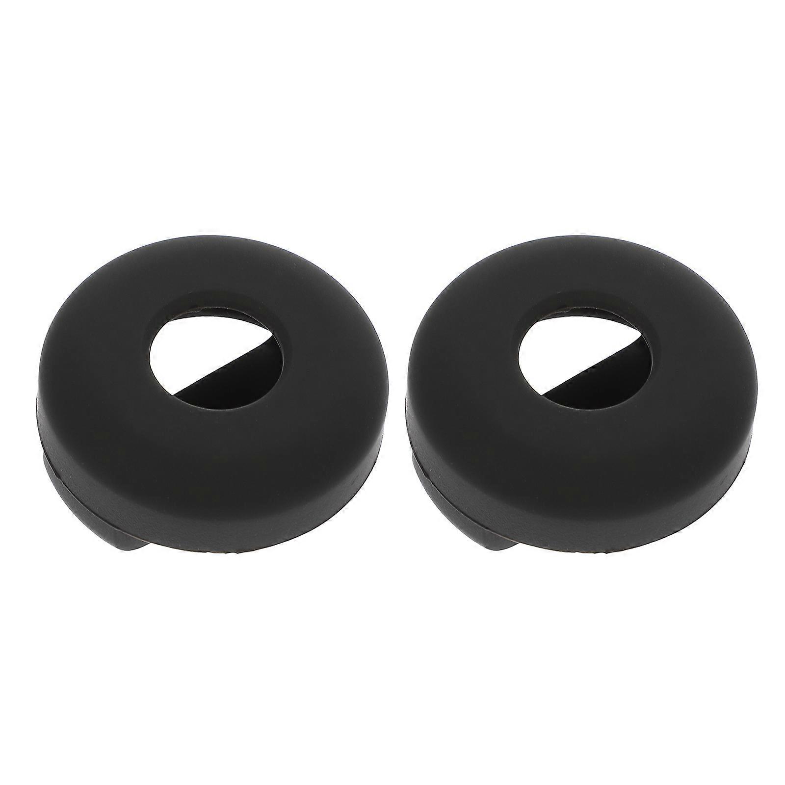 Air Tag Case Dog Collar Tracer Locator Covers Anti-Lost Protector for Daily Life Black 3.7X3.7X1CM 2Pcs
