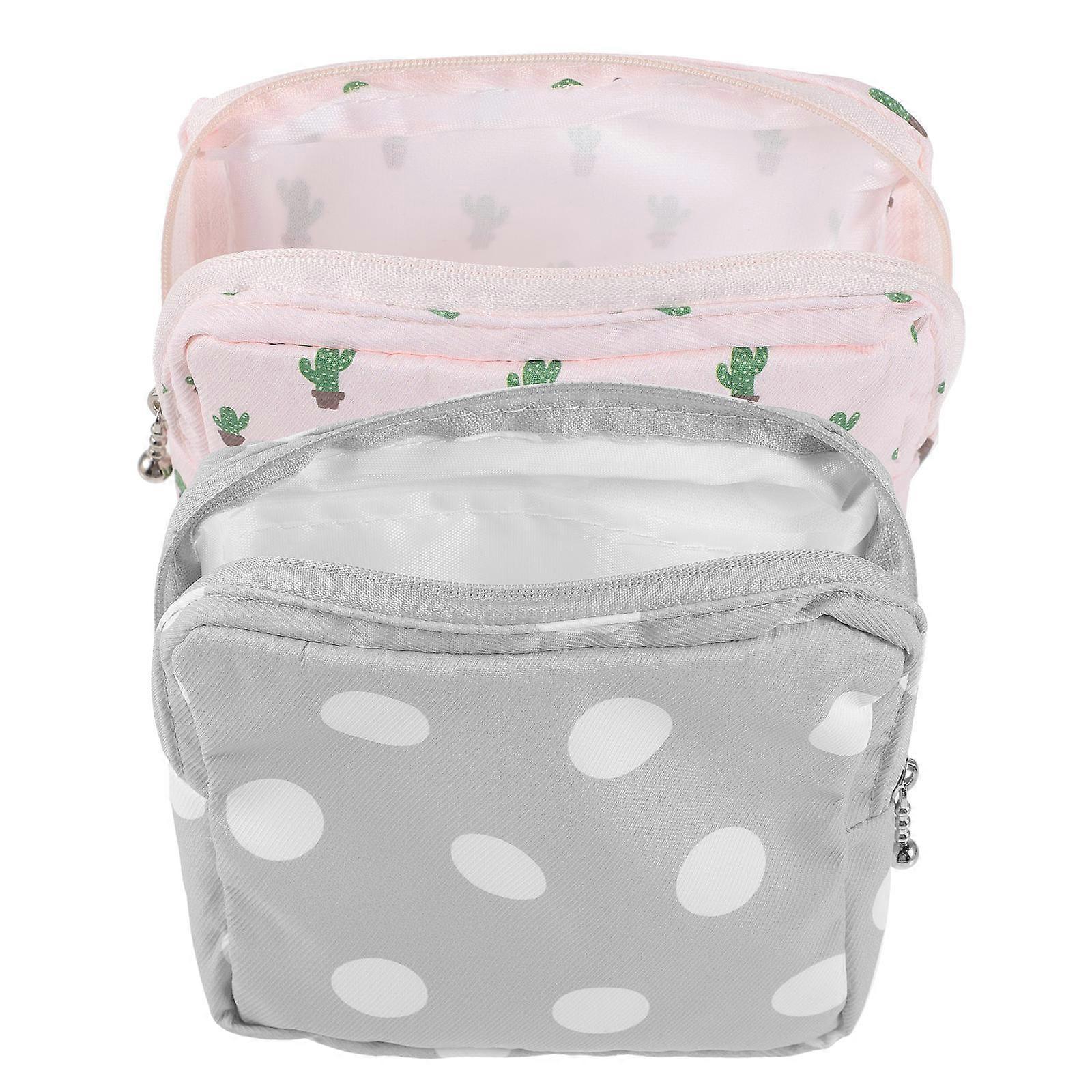 Sanitary Napkin Storage Bag Portable Waterproof 2Pcs