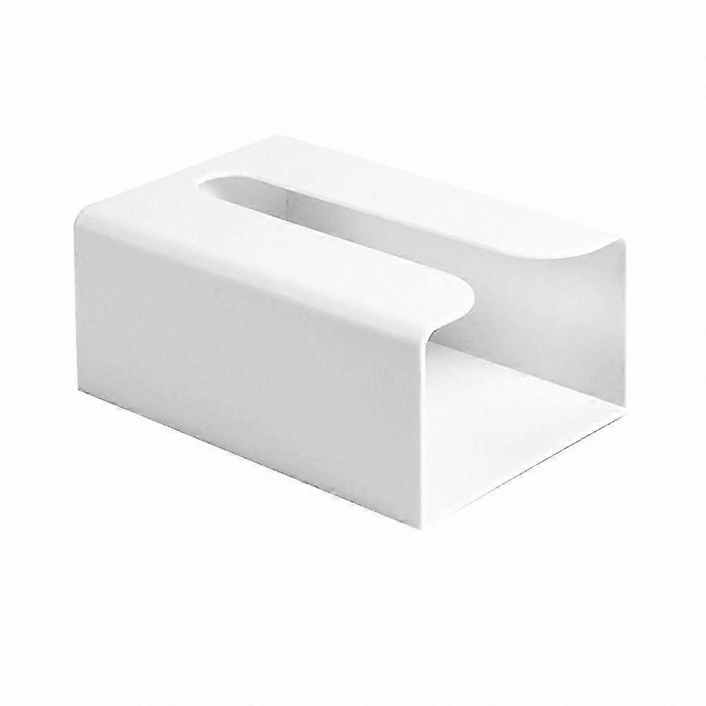 Single Plastic Tissue Holder for Bathroom Wall Mounting without Punching