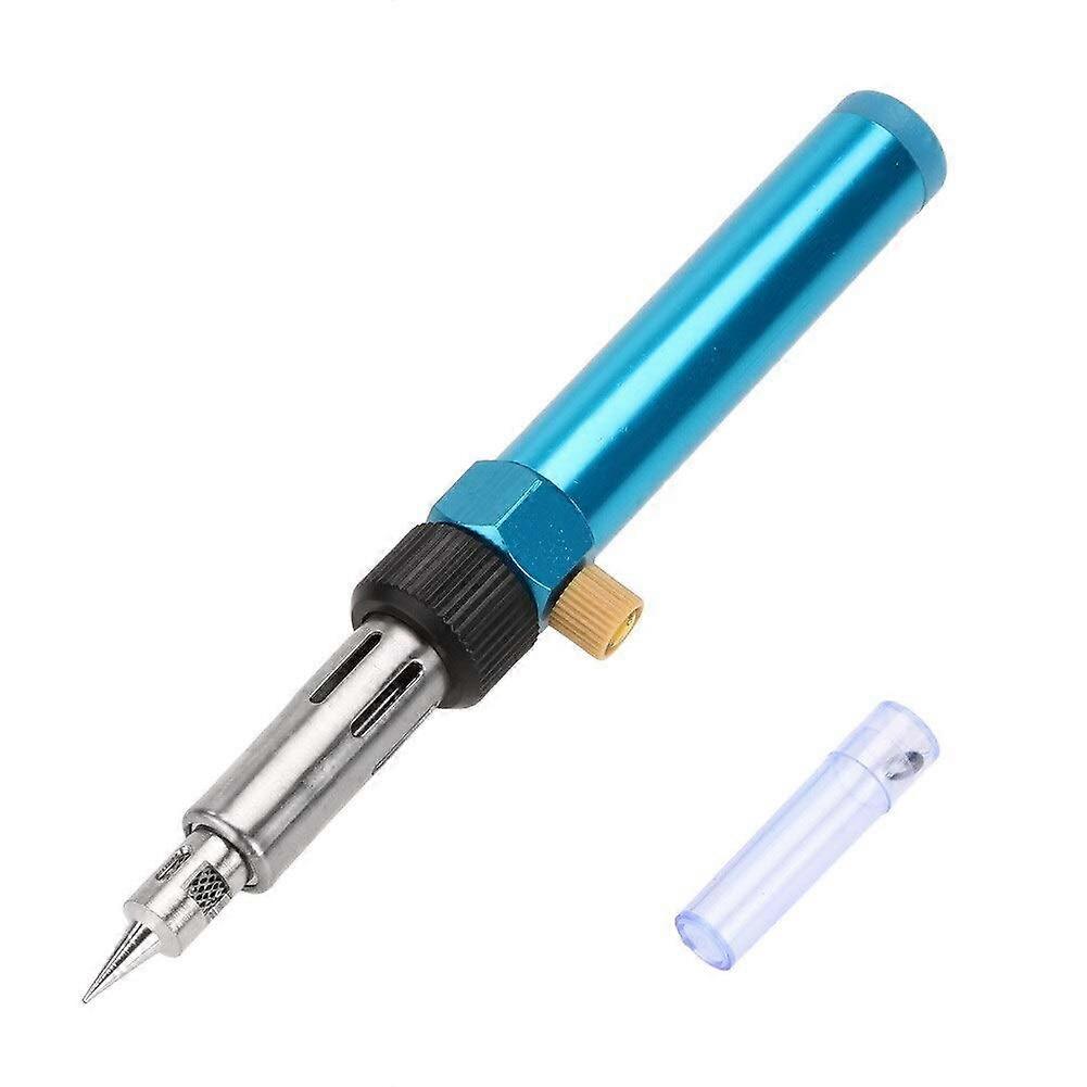 Adjustable Temperature Gas Soldering Iron Cordless Butane Welding Pen with Precise Heat Control and Refillable Fuel Tank