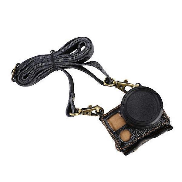 SHOOT artificial leather camera bag neck strap UV lens kit