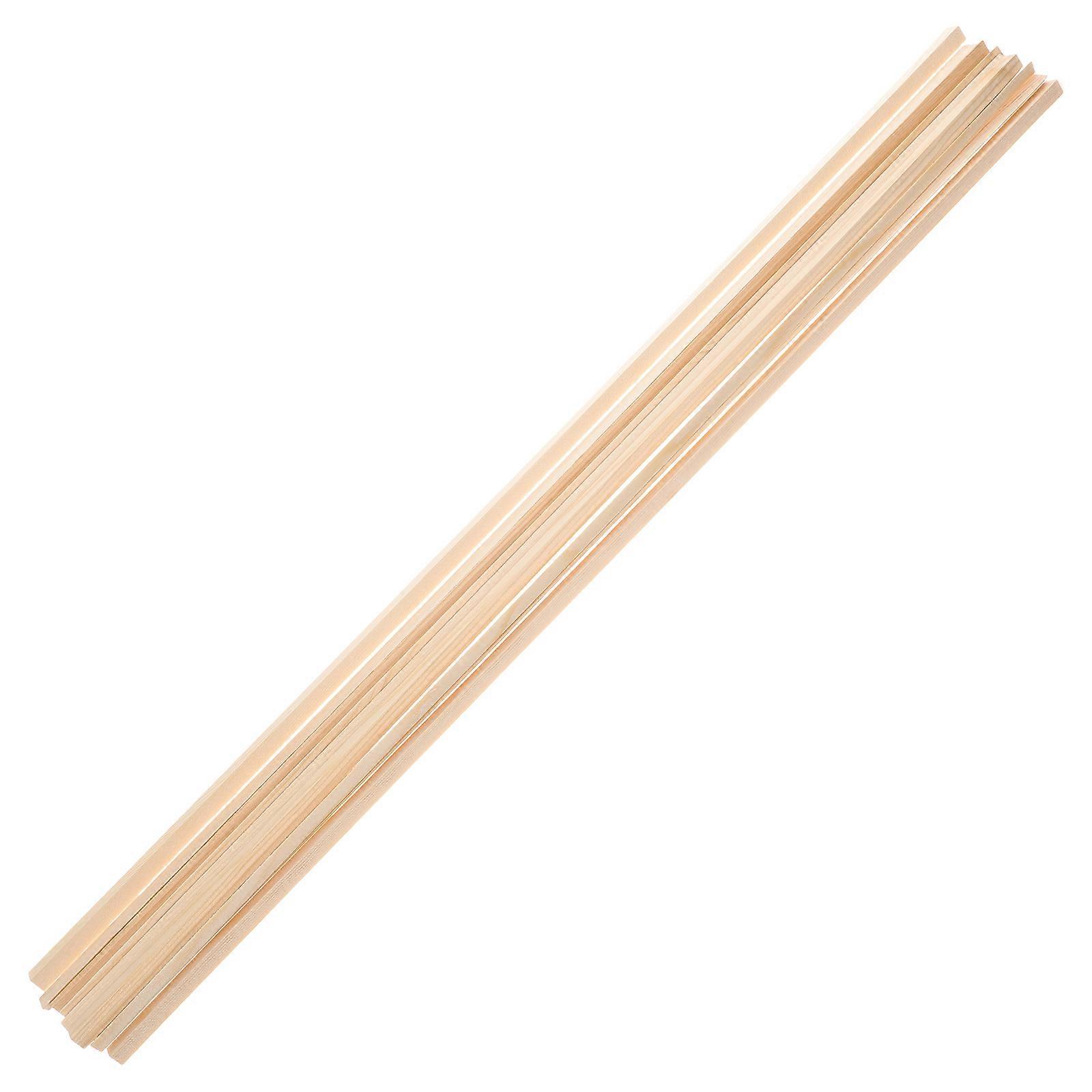 Wooden Molding Trim Strips   Natural Color, Smooth Surface, Minimalist Style   10pcs for Window Screens, DIY Models, Home, Office, Bathroom, and
