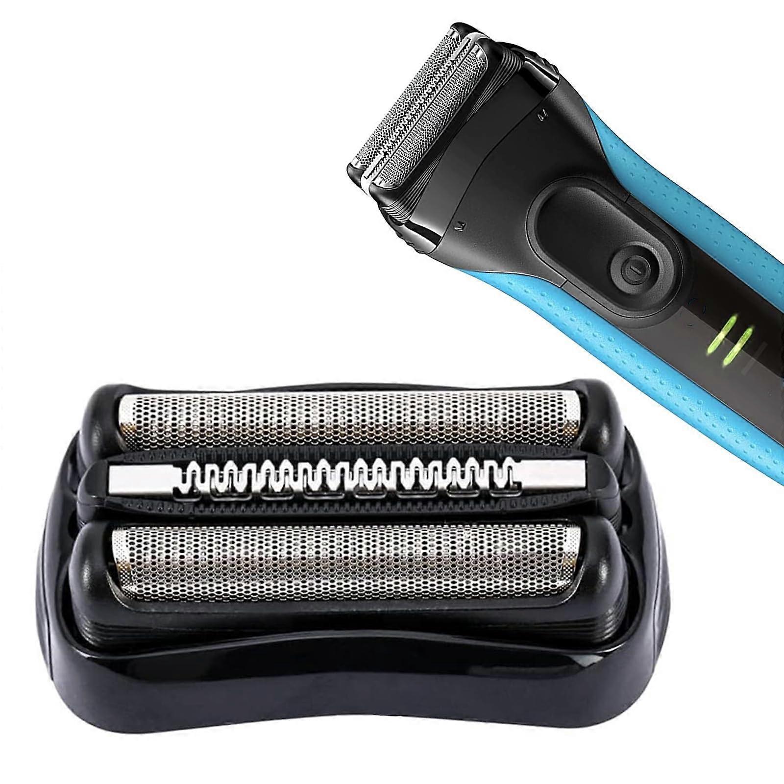 S3 Replacement Head for Braun Series 3 Razors, Compatible with 3040s 3080s 3050cc 3010s 3000s Wet Dry Electric Shaver Foil