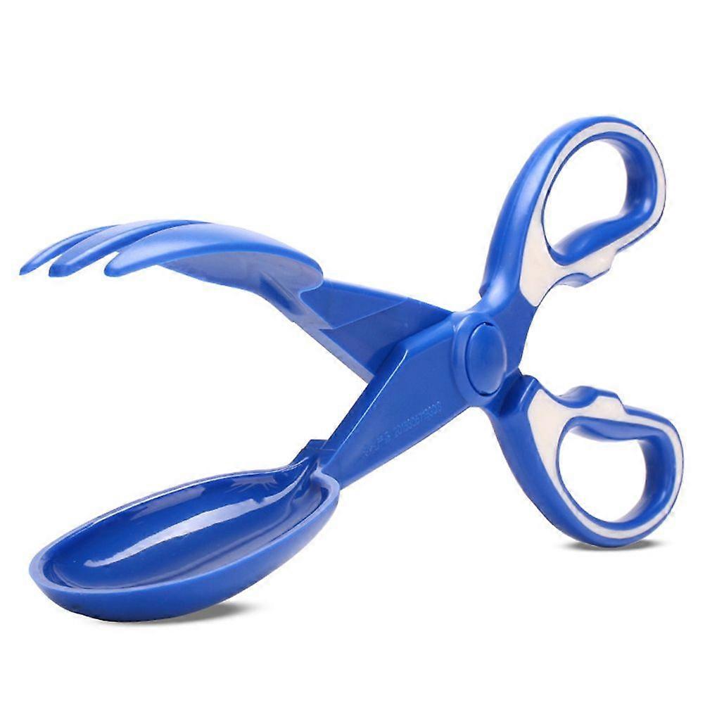 Plastic Portable Dog Poop Picker Scissor Clamp Type Pet Pooper Scooper for Dogs Puppy Cat Kitty Waste Poop Pick Up Cleaning Shovel Tools (Blue)