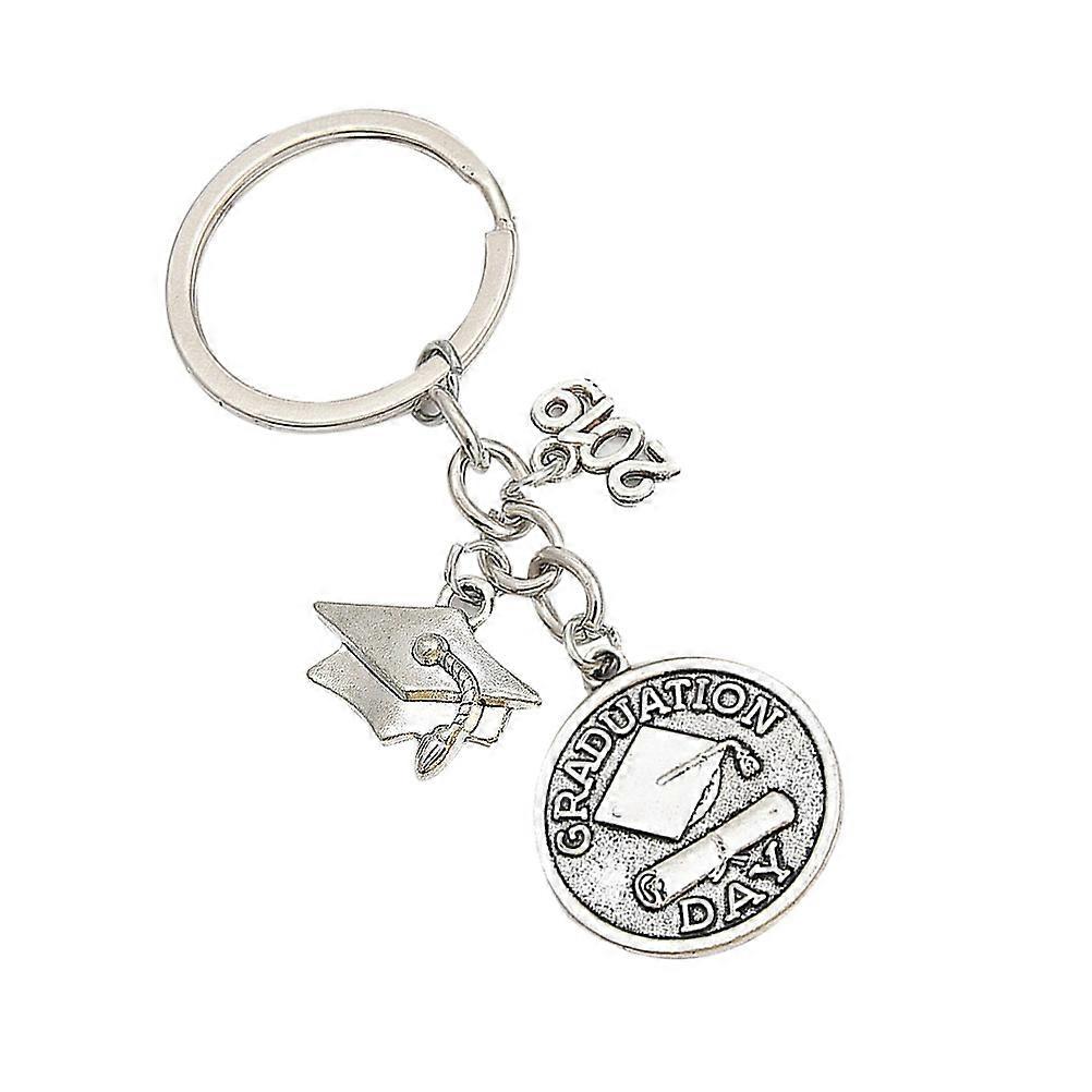 Graduation Souvenir with Sturdy Zinc Alloy Material and Attractive Design for Decoration Silver