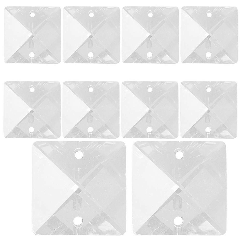 10pcs Mini Beads for Ceiling Light Decor Small Acrylic Beads for Crafts and Hanging Ornaments
