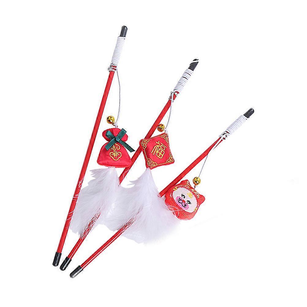 Cat Teaser Wand, Activates Hunting Instincts, Safe Cloth Material