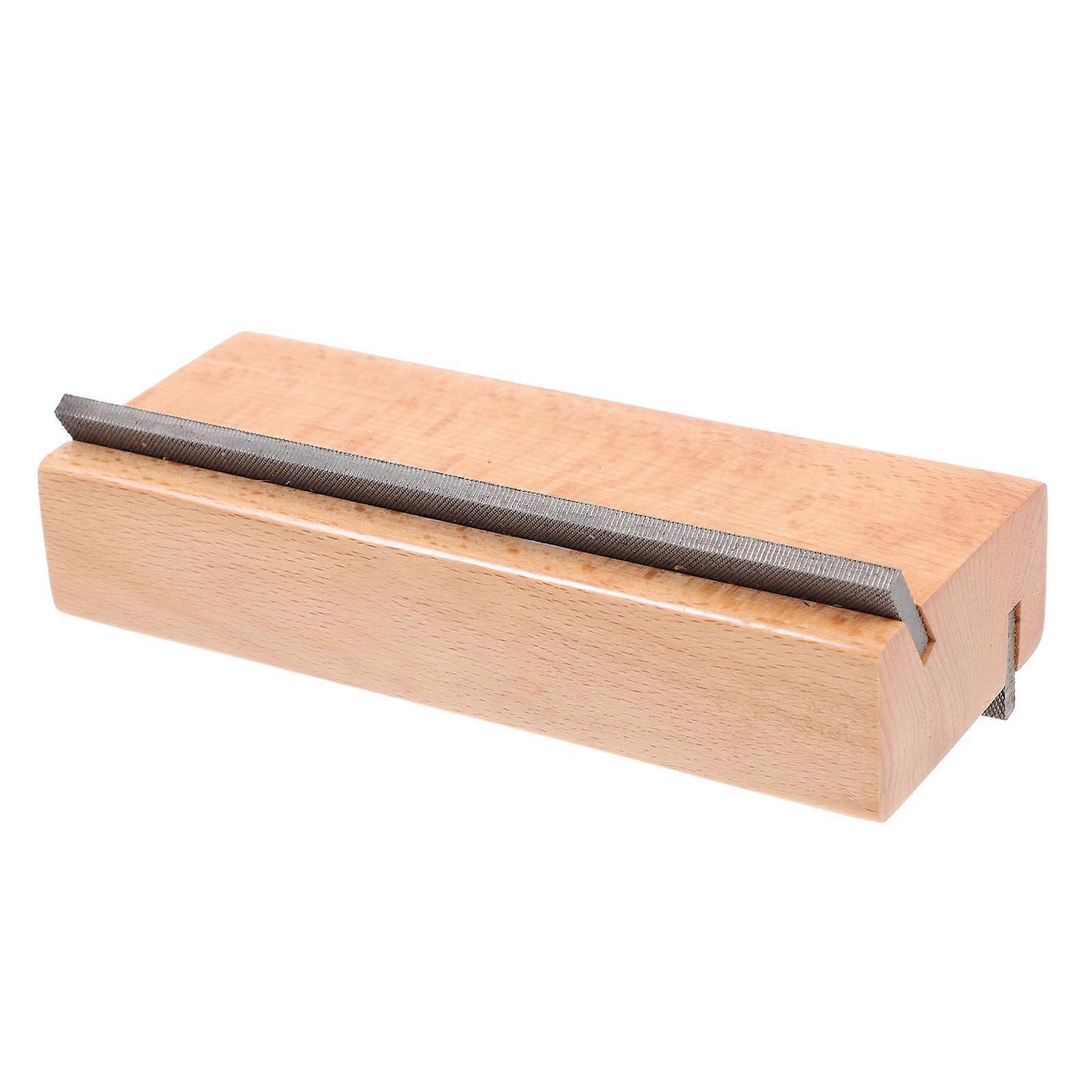 Guitar Maintenance Tool Featuring Fret Beveling Function and High Carbon Steel