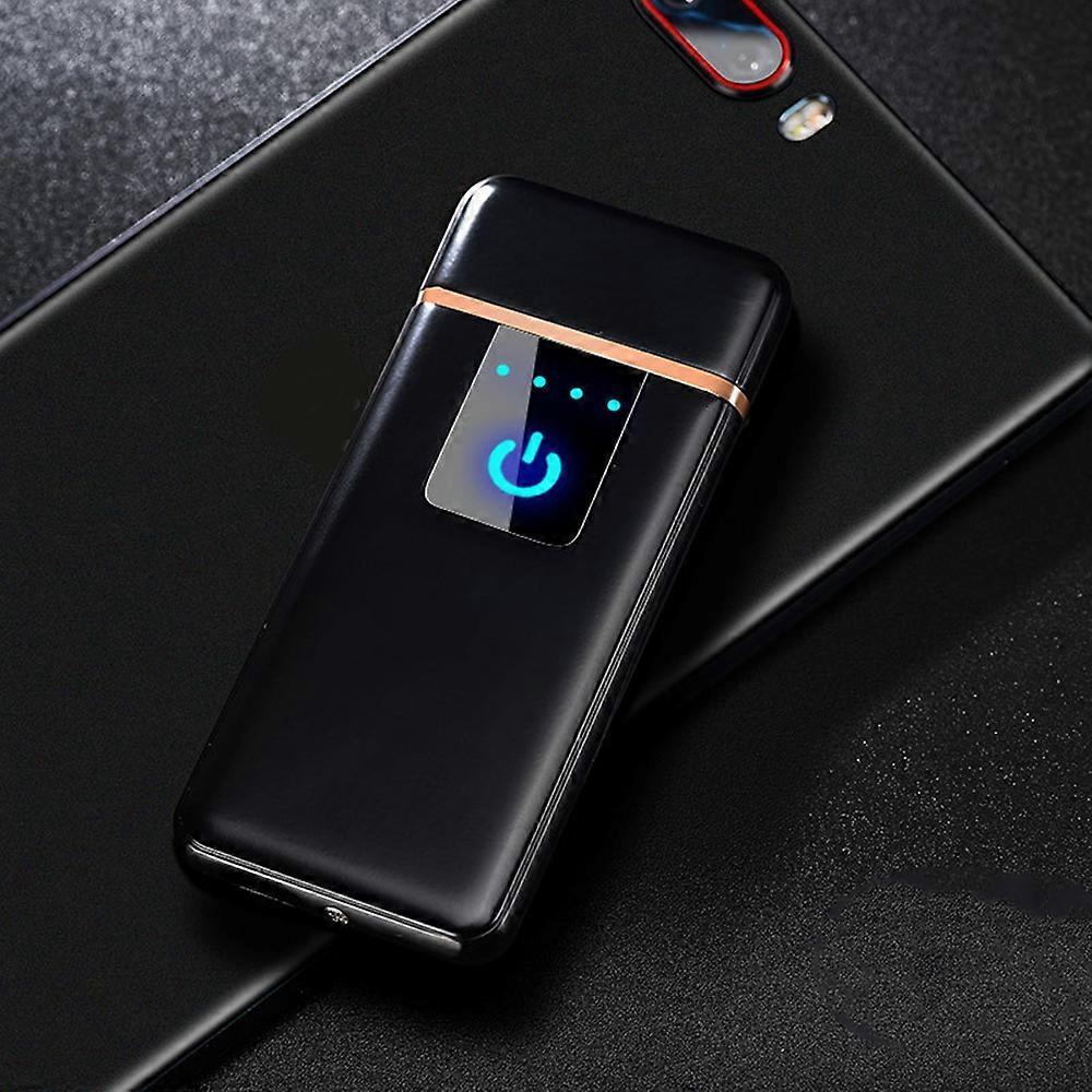 USB Rechargeable Touch Sensor Lighter Portable Double-Side Windproof Lighter