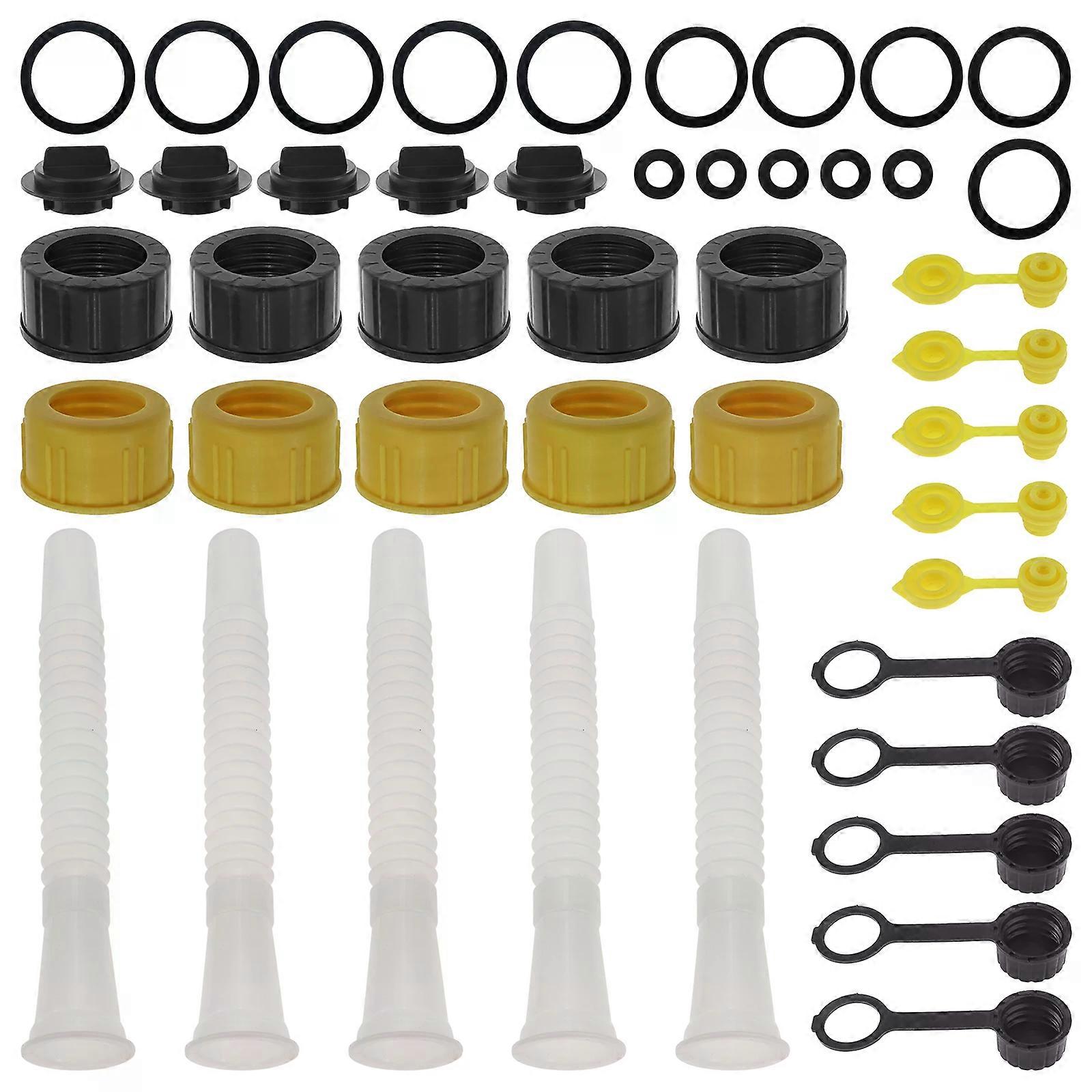 Quality 5 SETS Replacement Gas Can Spout Fits For Blitz, Midwest ,Scepter, Briggs&Stratton