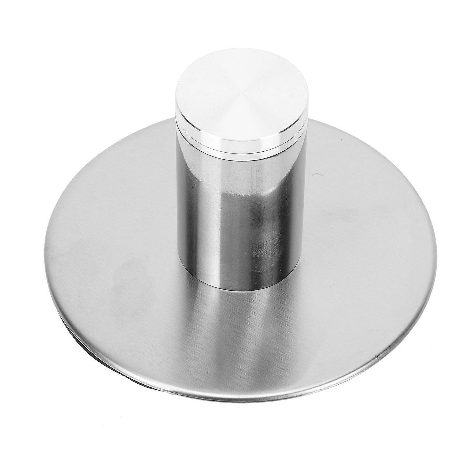 Stainless Steel Turntable Base for Bakery Silver 360-Degree Rotatable