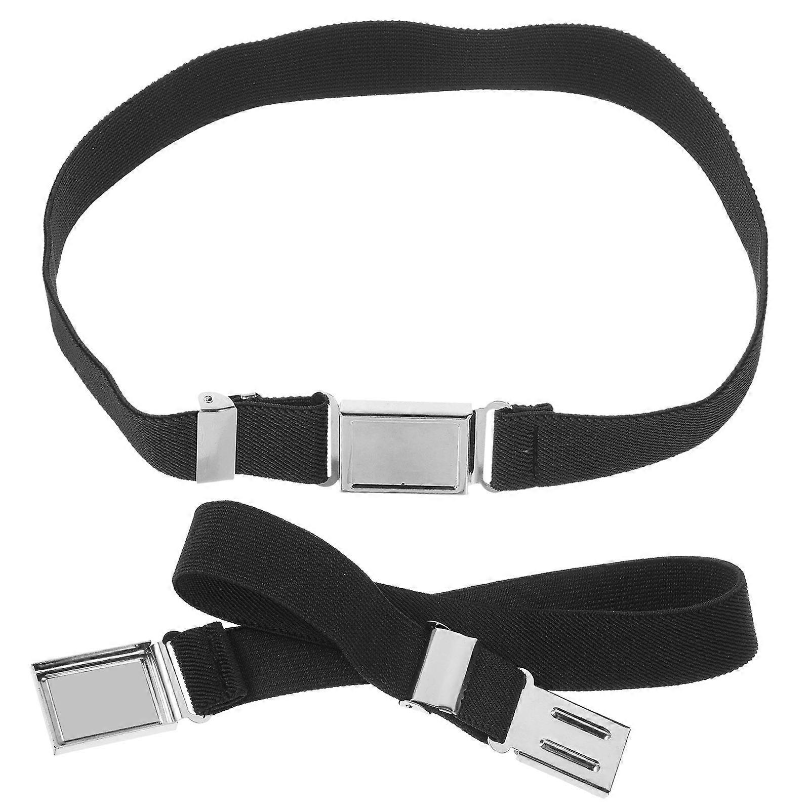 Magnetic Waist Belt for Boys – Durable Elastic Belt for School Uniforms & Everyday Wear – Stylish Black Design