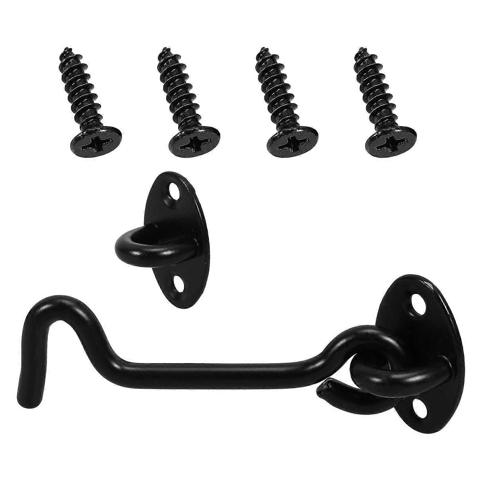1 Set Door Latch Gate Latch Window Hook Lock Closet Door Latch Gate Hook Lock