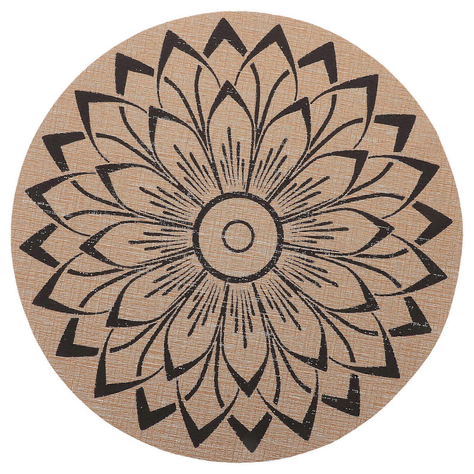 Elegant Retro Round Table Coasters For Dining Family Dinner Office Meeting Waterproof Multi Color 1Set