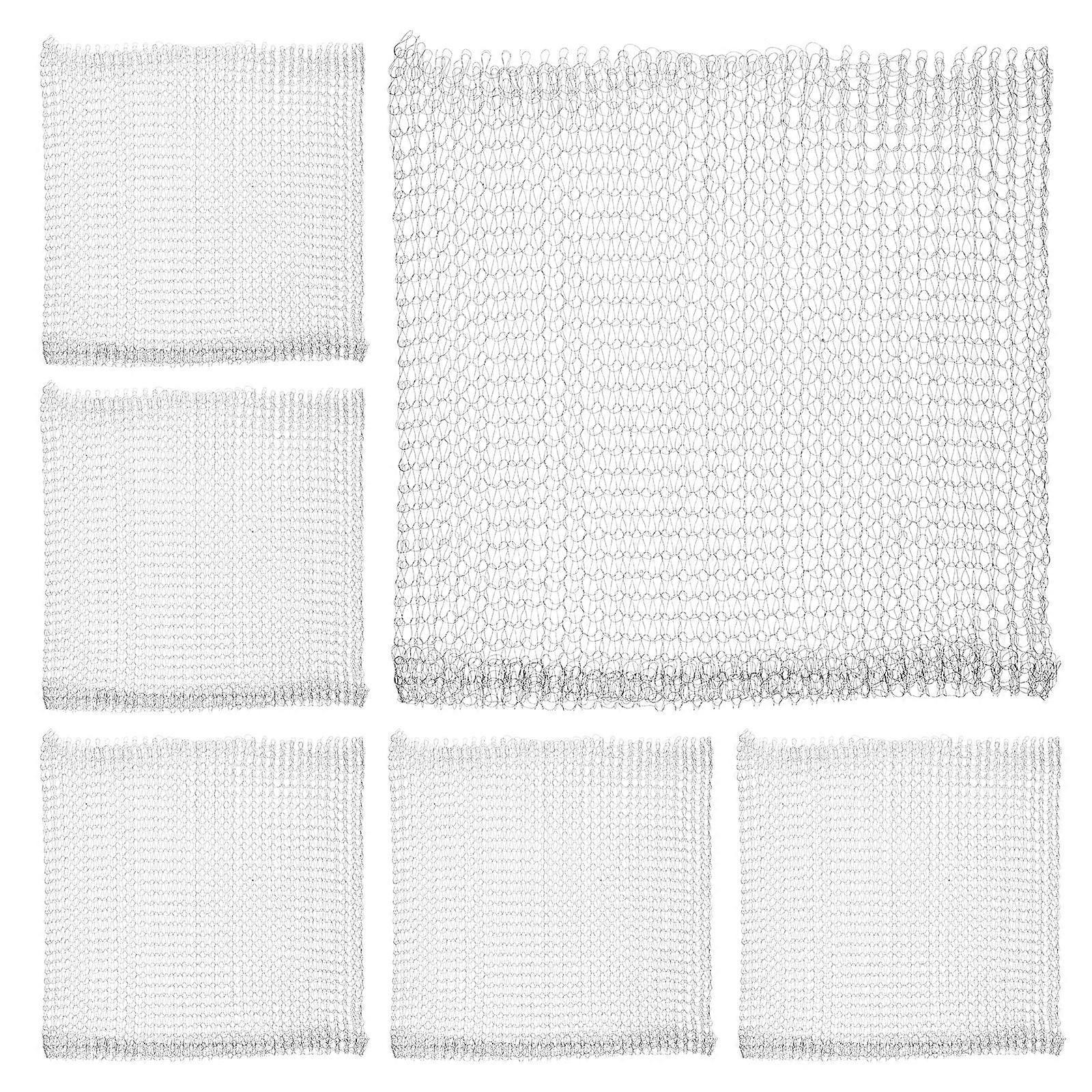 6Pcs Durable Wire Baskets For Plant Protection And Insect Prevention In Gardening With Rectangular Mesh Design