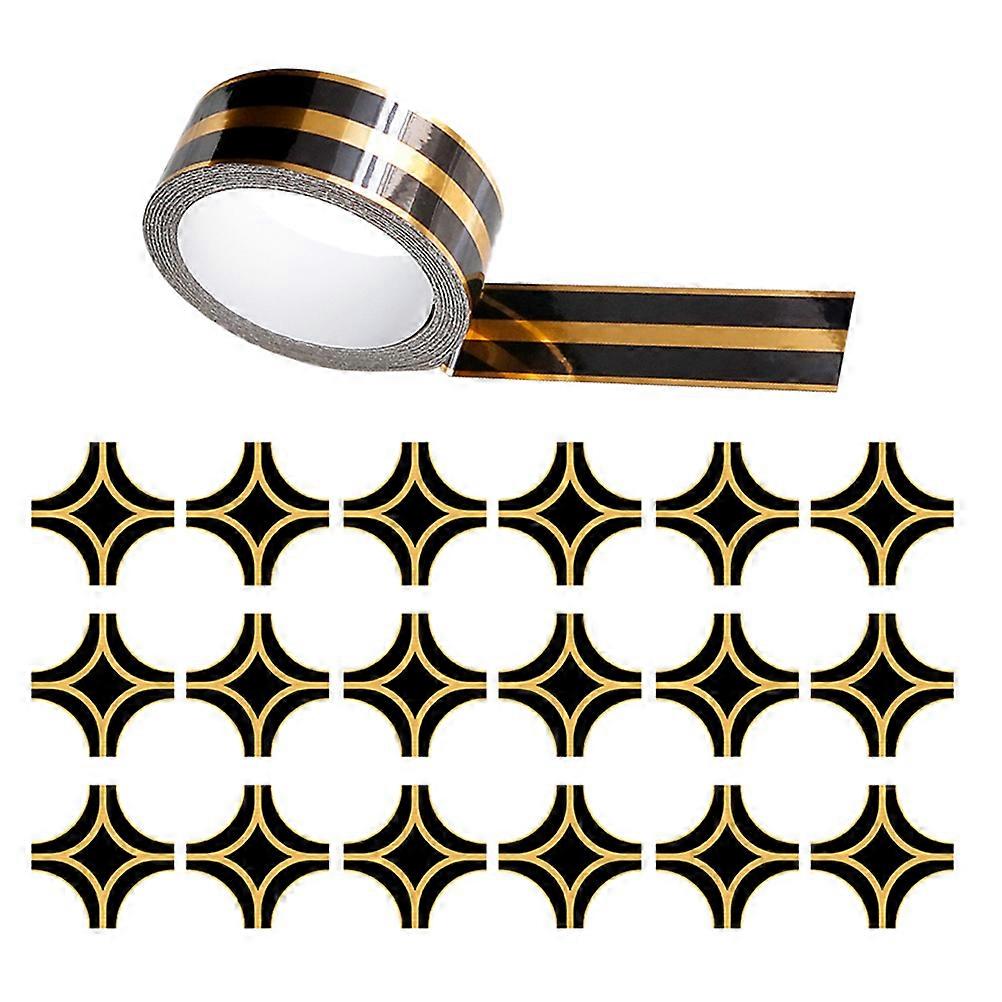 Decorative Floor Tile Seam Tape 1 Set Practical Design For Homeowners Bathroom Dining Room 10.00X10.00X2.50cm PVC