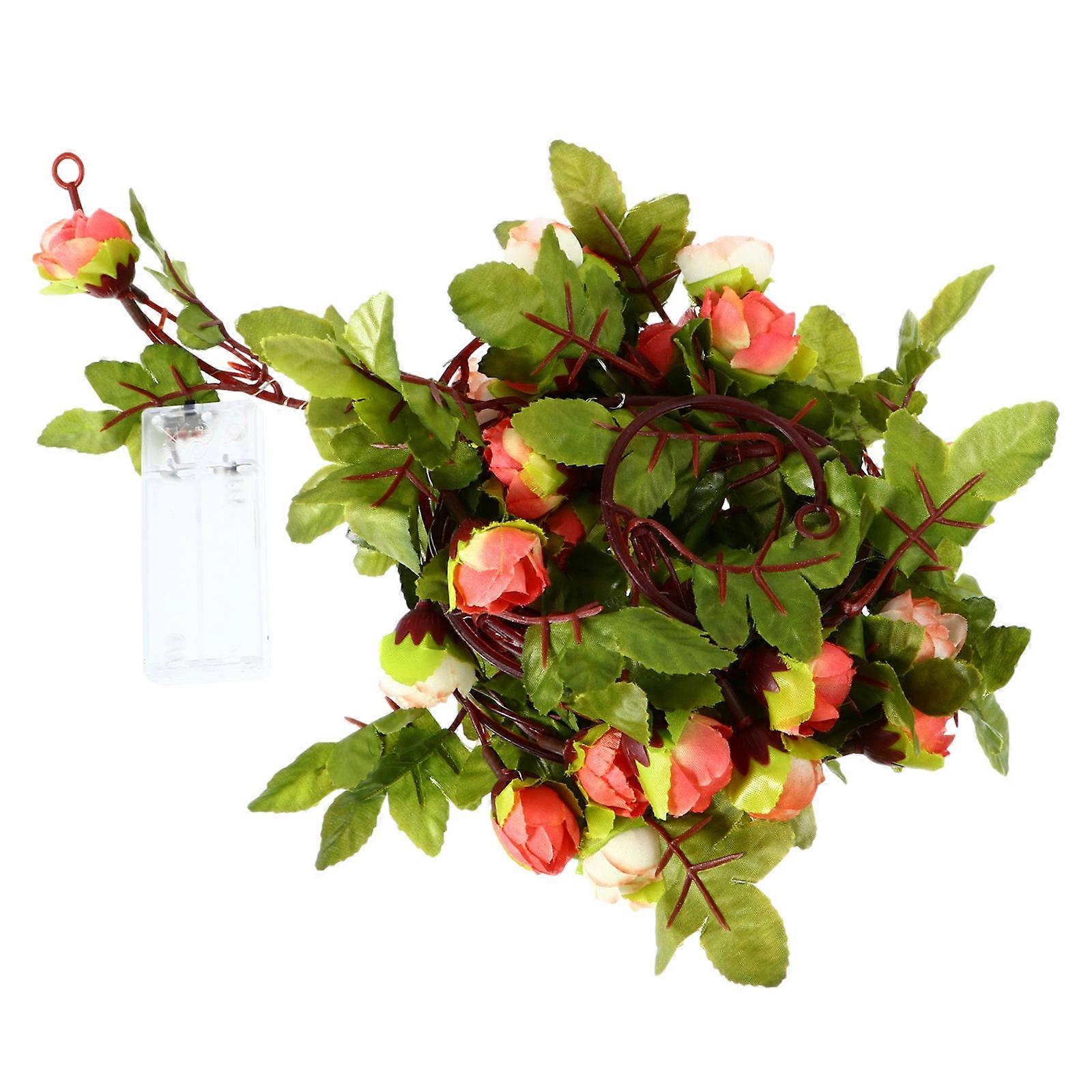 Rose Vine LED String Lights for Room Decoration with Design and Soft Glow 10ft