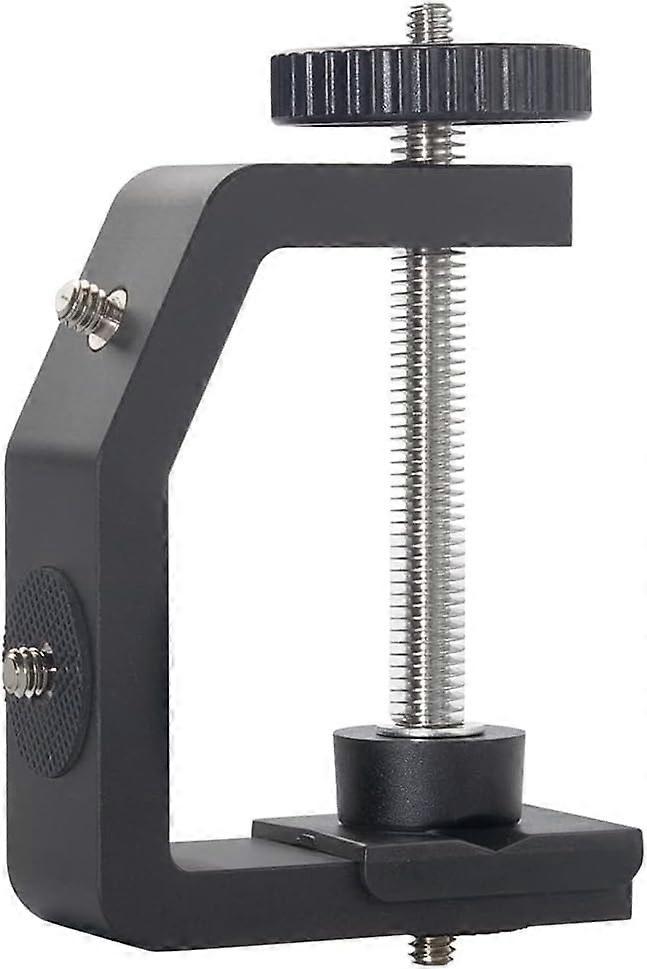 MTLAVISHY Universal C Clamp Multifunctional Aluminum Alloy Mount for Camera, Microphone, and Video Light  Stable, Durable, and Easy to Remove