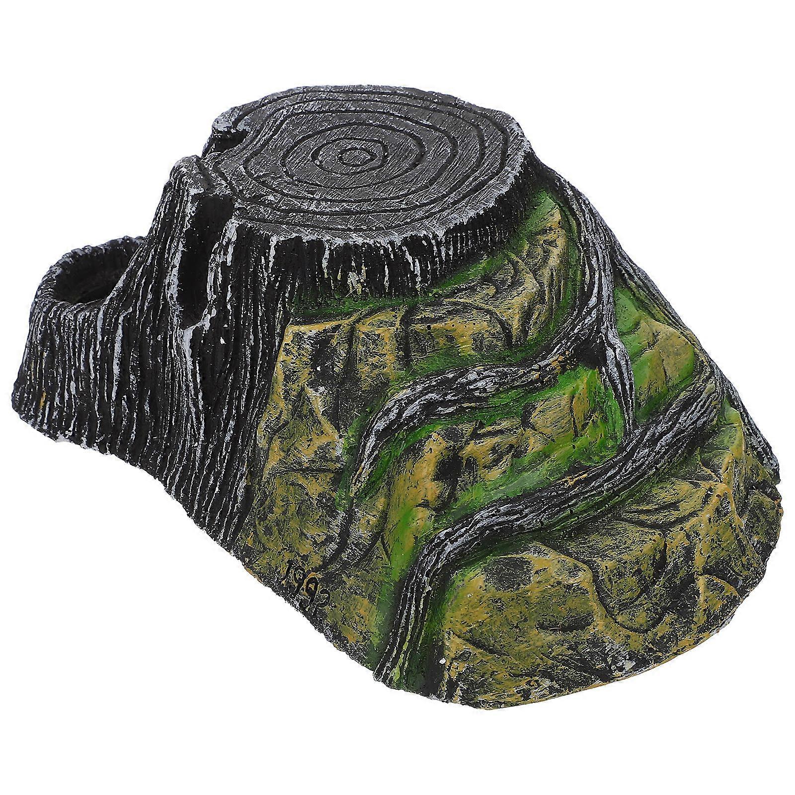 Durable Desktop Turtle Dock Multi Functional Basking Platform for Reptiles, Climbing Playground and Tank Decoration for Turtles and Aquatic Pets