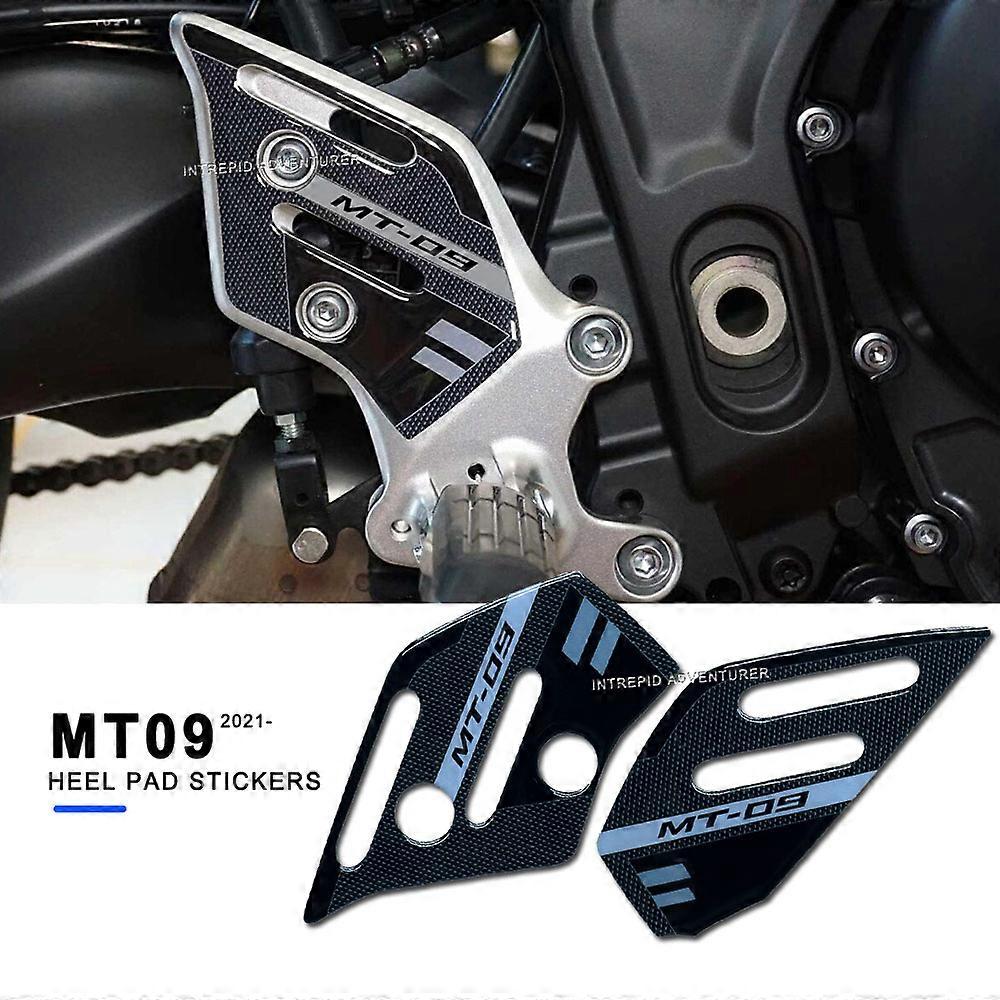 Applies to Motorcycles Stickers 3D Guards Heel Pad FOR Yamaha Mt-09 Mt09 Sp 2021-2023