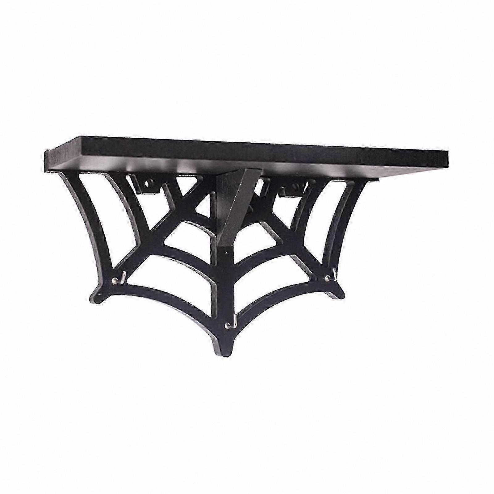 Gothic Style Floating Wall Shelf for Hallway, Office, or Kitchen Storage and Decoration