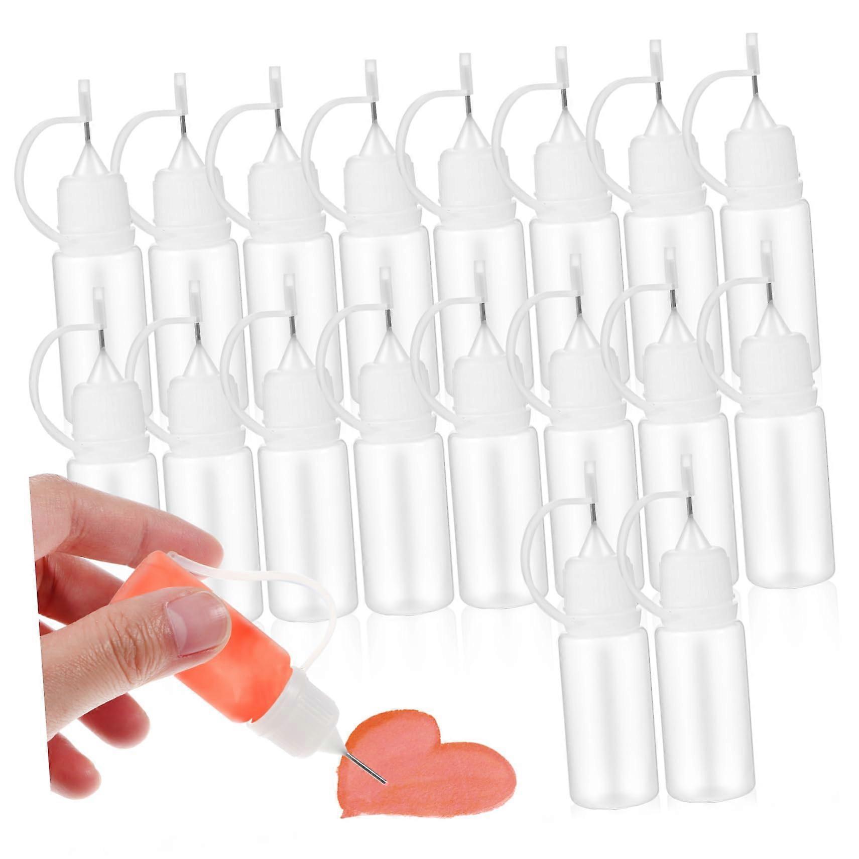 20Pcs Applicator Squeeze Bottles Precision Glue Dispenser for DIY Projects Easy Control Leak Resistant Pe Material for Home and  Use