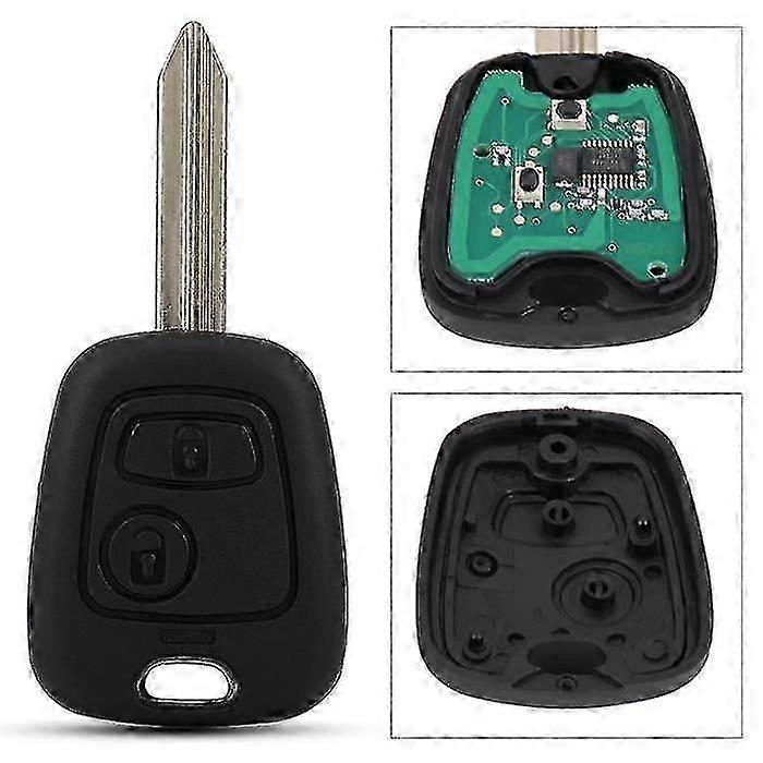 Car Key 2 Buttons Car Remote Key Fob 433mhz Id46 suitable for Citroen Saxo Picasso Xsara Berlingo-jc