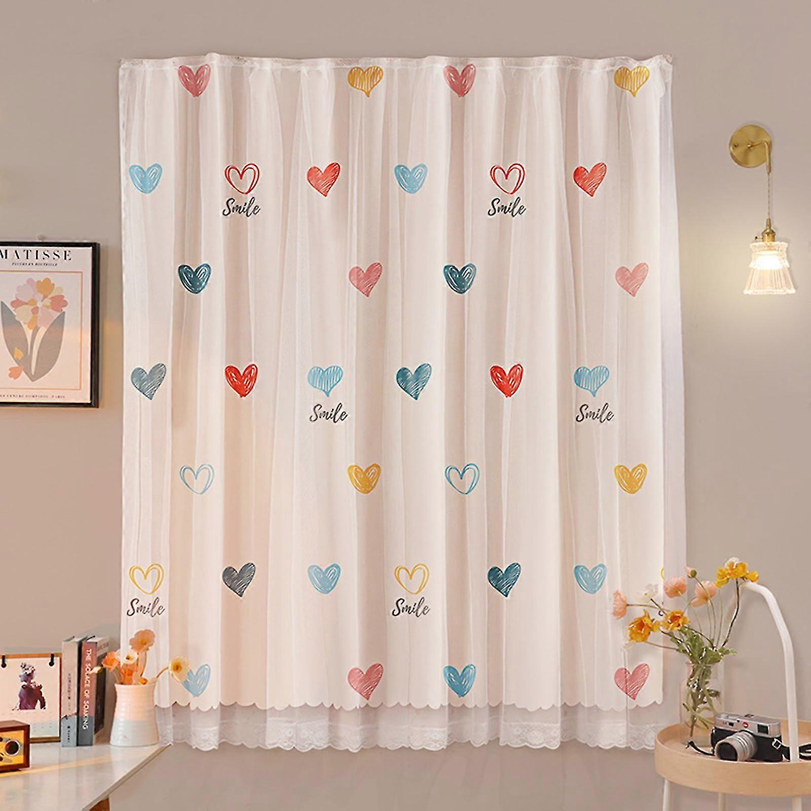 Self-Adhesive Window Curtains Multicolor Multiple Sizes
