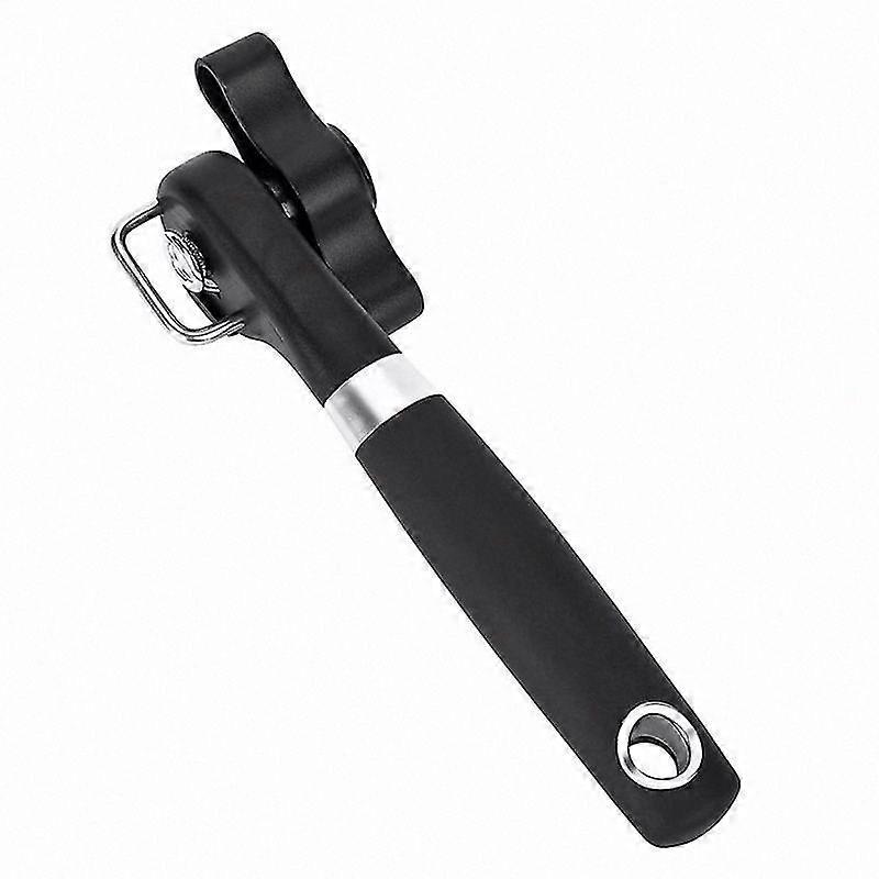 Manual Can Opener with Safety Blade, Ergonomic Non-Slip Handle, Enhanced Side-Cutting Design for Home and Commercial Use, 22CM