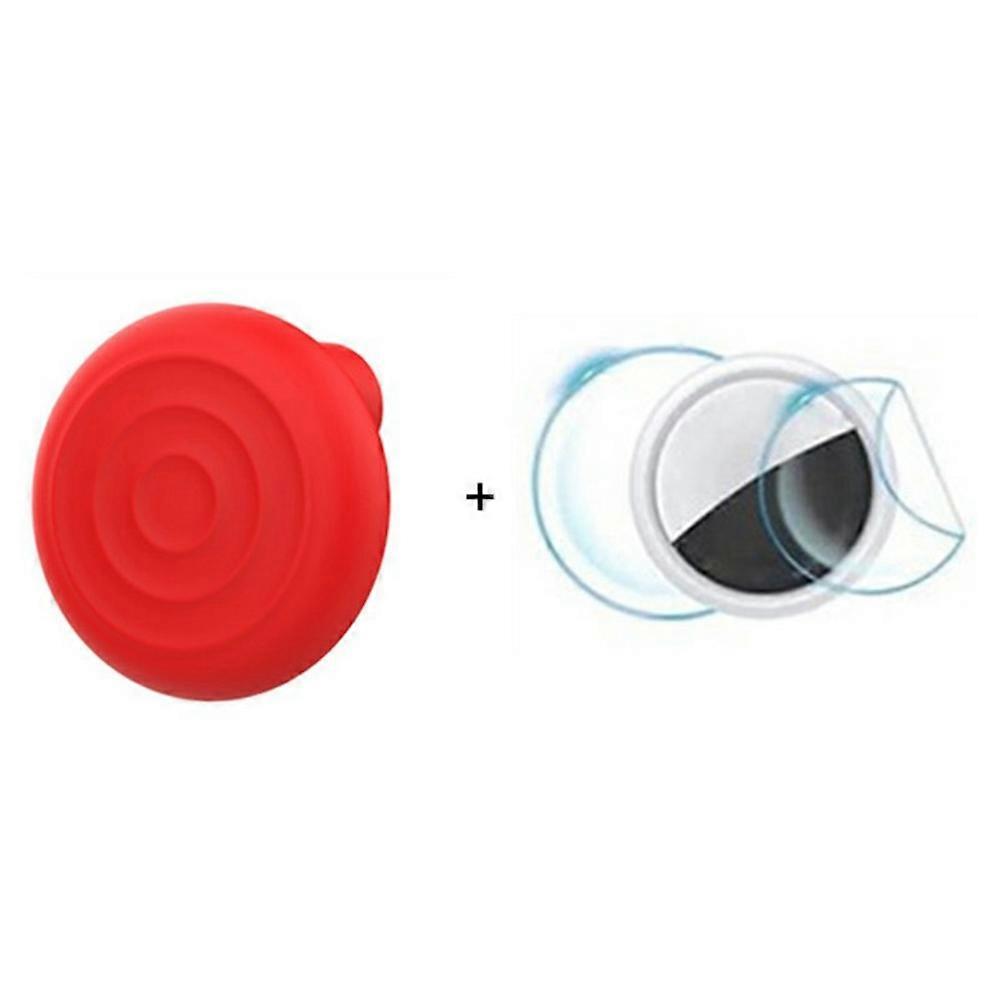 For Apple AirTag Protective Case Smart Tracker Waterproof Cover Wave Brooch Design withront/Back