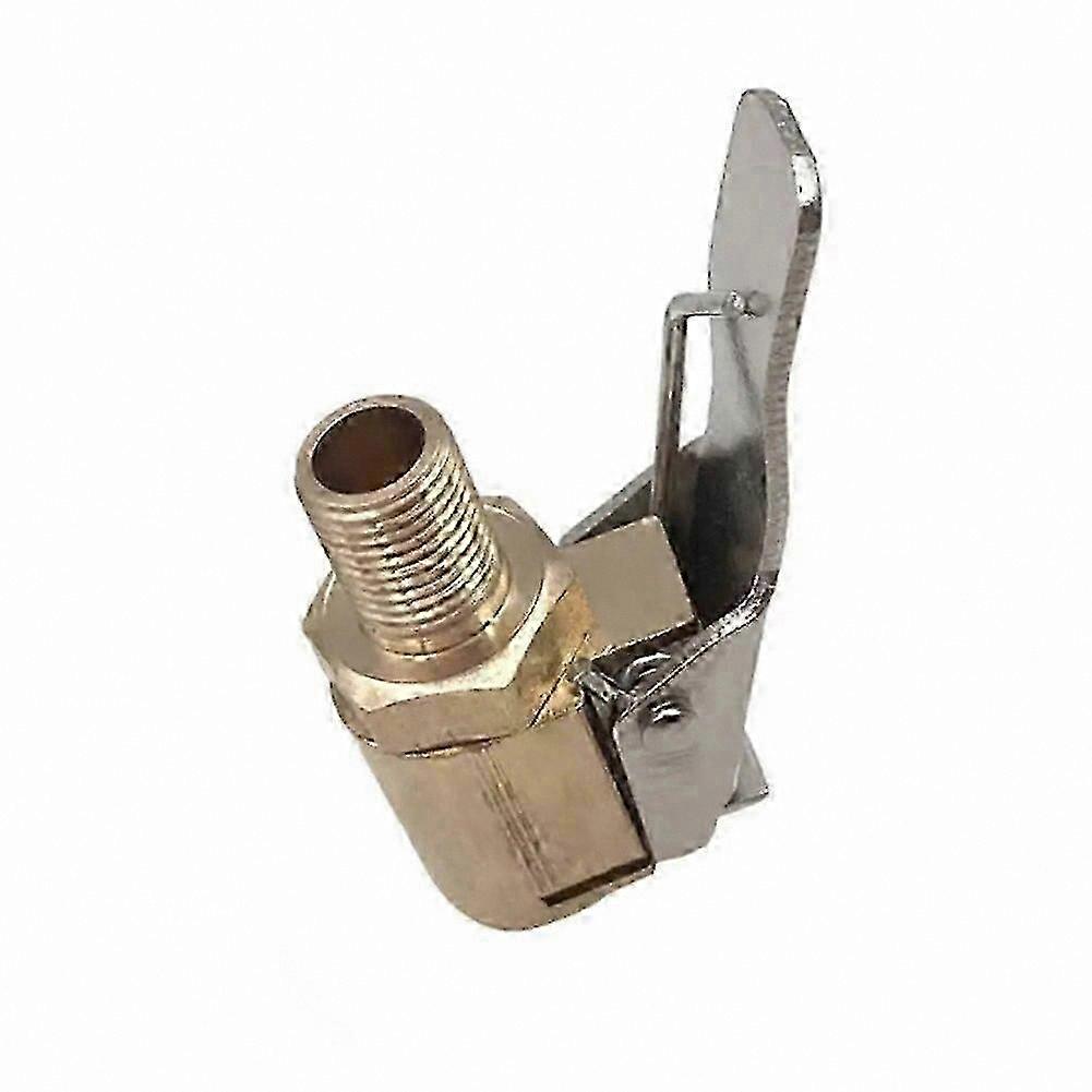 Brass Air Pump Nozzle Adapter for Car Accessories Quick Connect Conversion Head Clip Type Threaded Valve Fitting