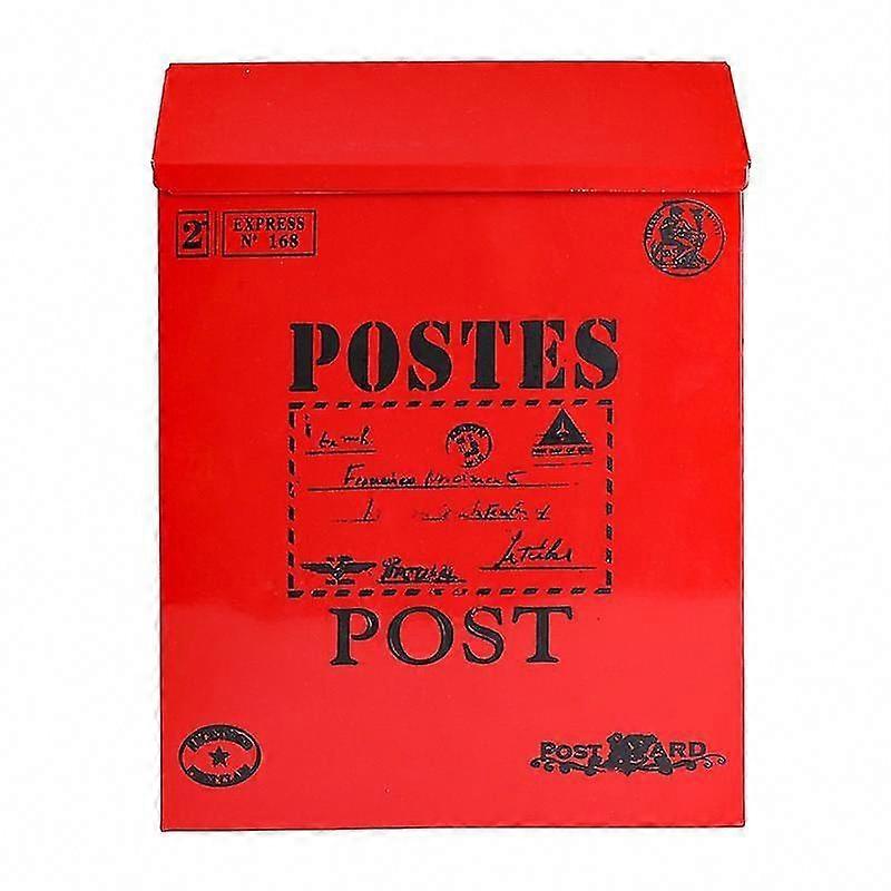 1pcs Vintage Mailbox for Home Decoration