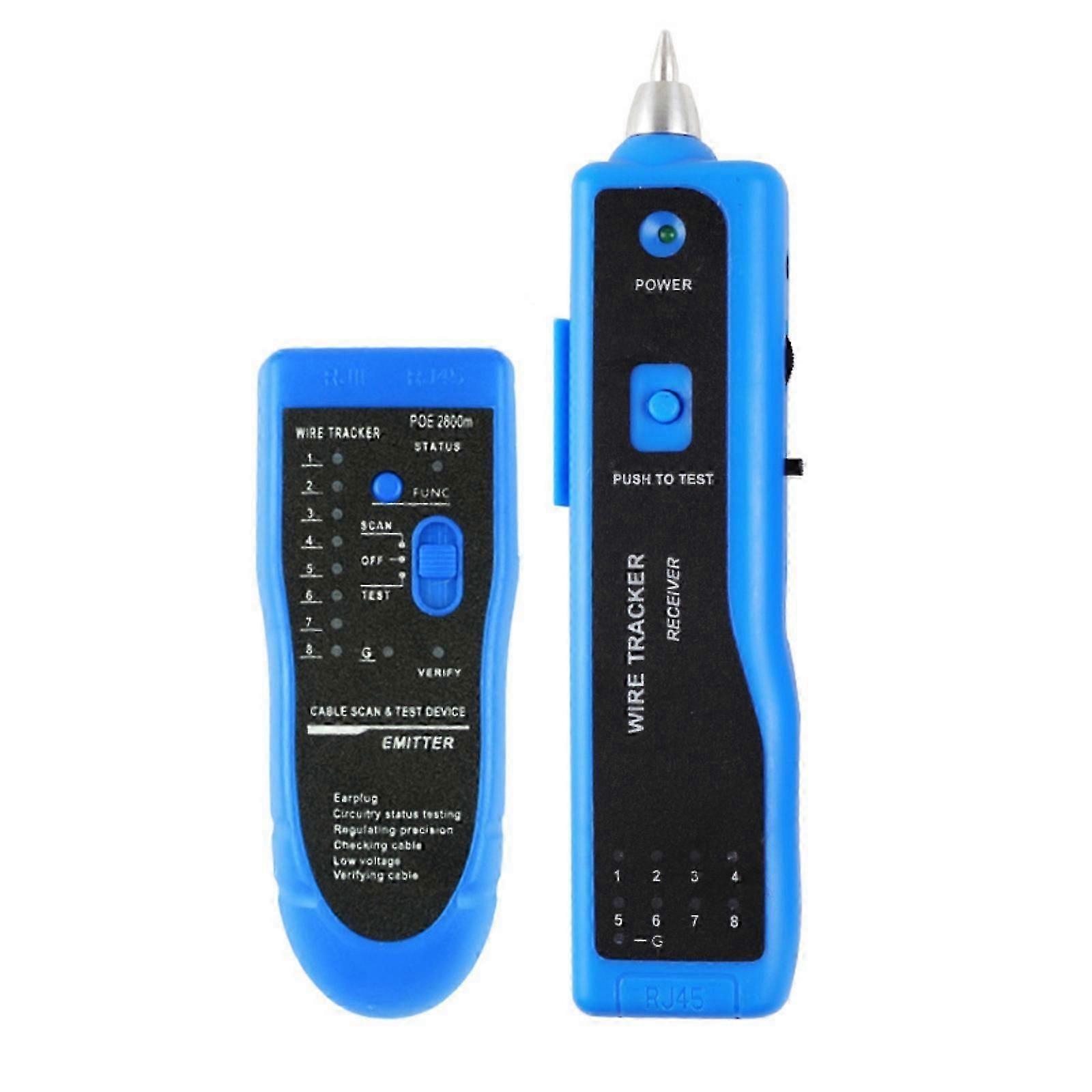 Portable POE/RJ45 Networking Tester Networking Line Finder for Accurate Cable