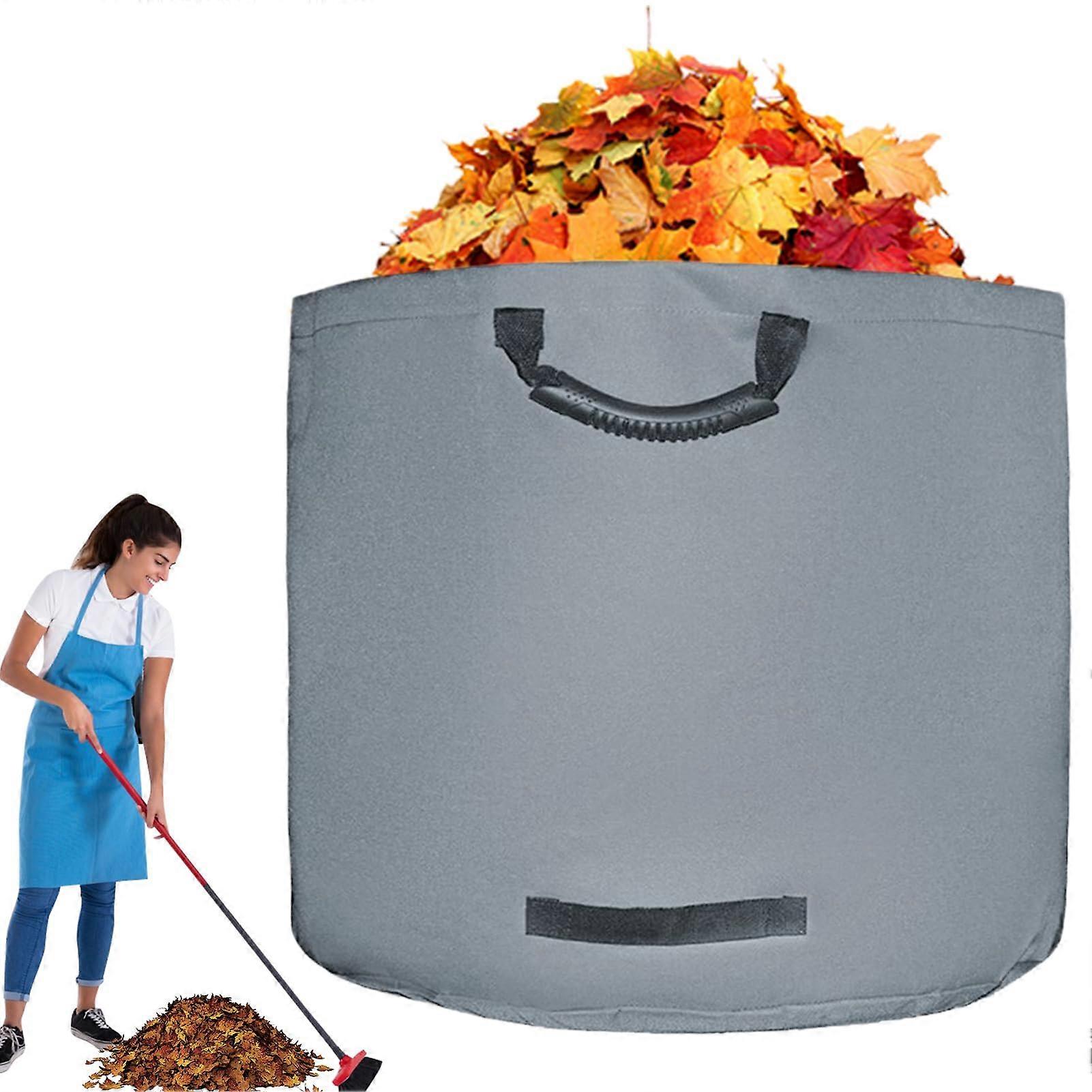 Garden Bag, Foldable Garbage Pouch for Outdoor Multipurpose Large Waste Bag