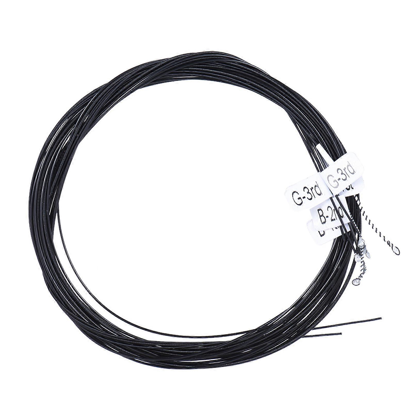 AC136BK-H Black Nylon Classical Guitar Strings 6pcs Set .0285-.044