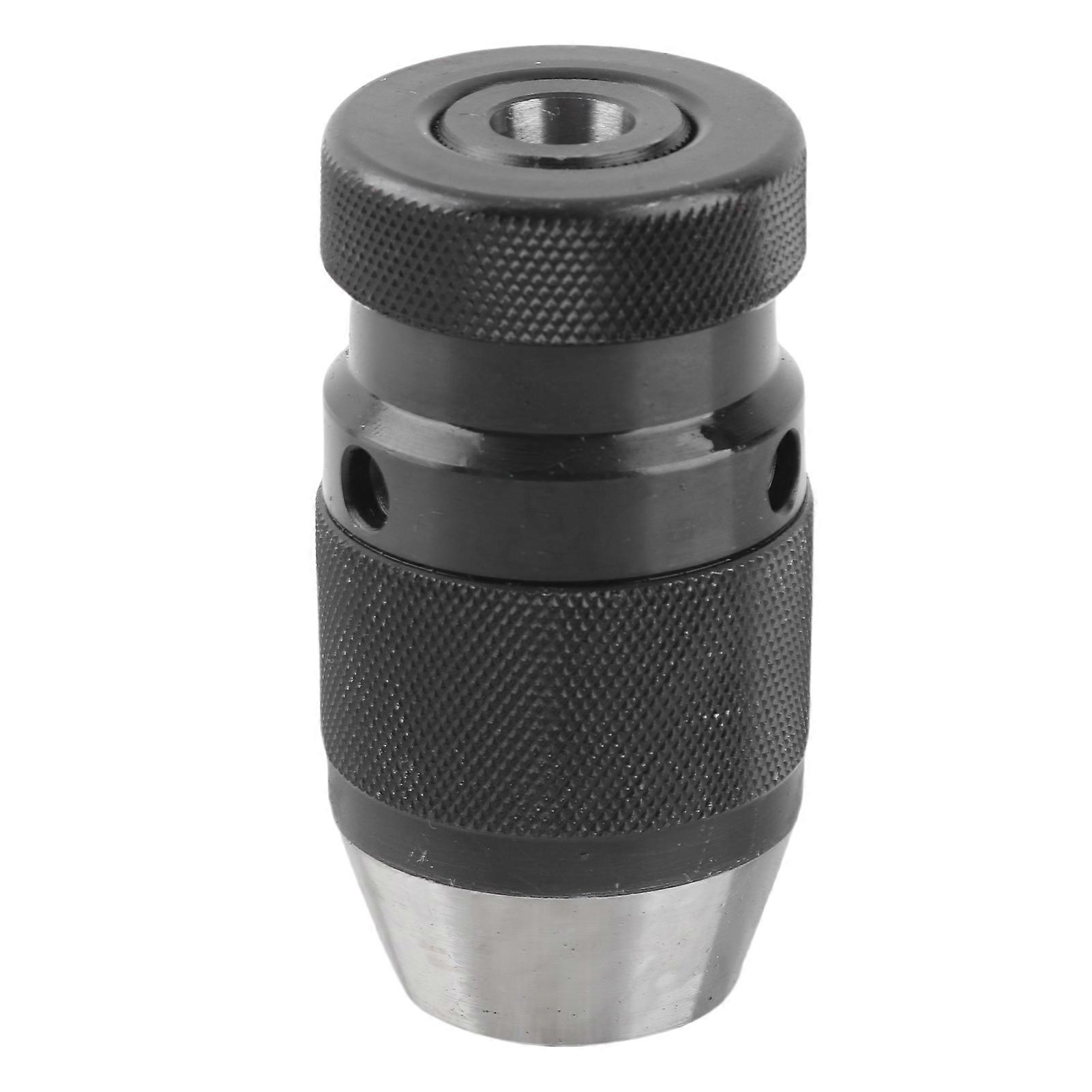 B12 Self Tighten Drill Chuck for Milling Machine CNC Lathe, Automatic Locking Precision Drill Chuck Parts