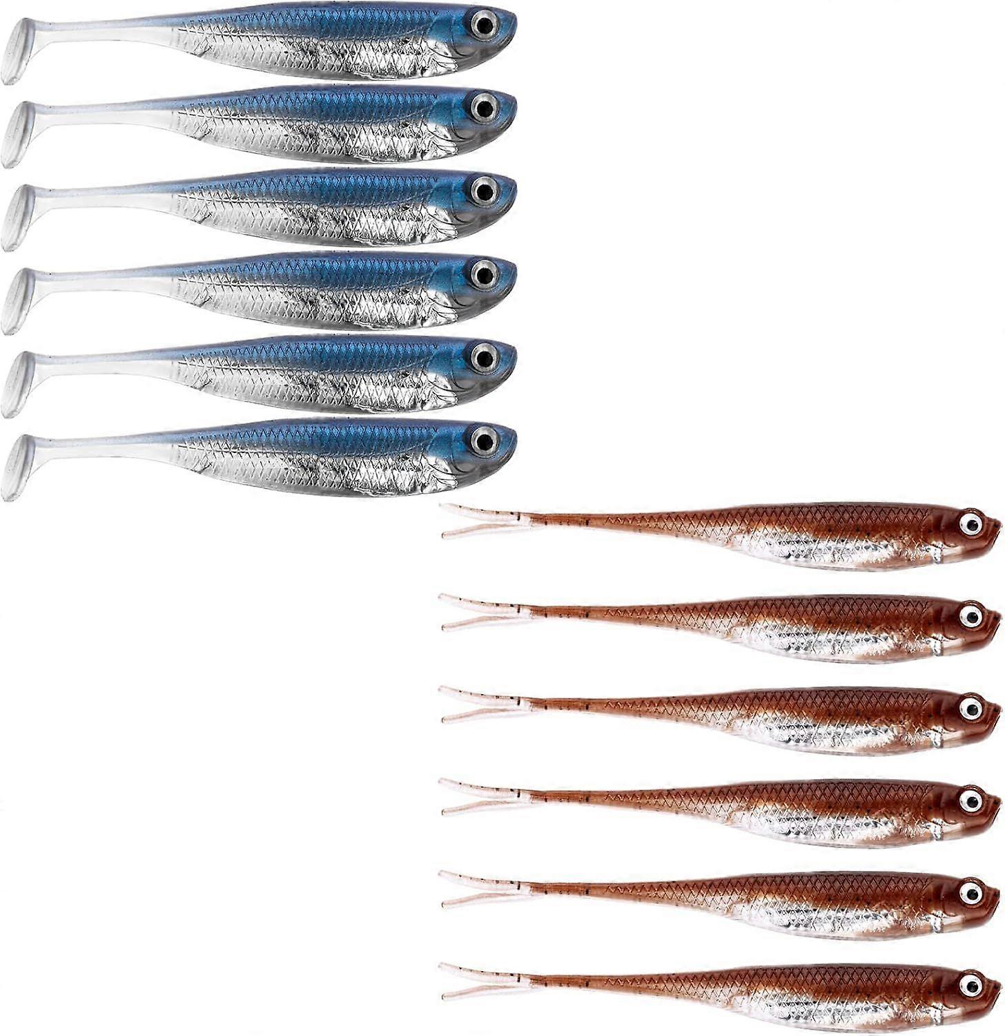 3.14" Paddle Tail Swimbait+2.95" Soft