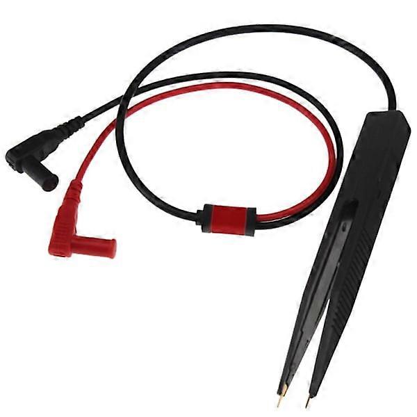 Chip Test Clip Tweezers Lead Probe Red, electronic testing tool, precise measurement.