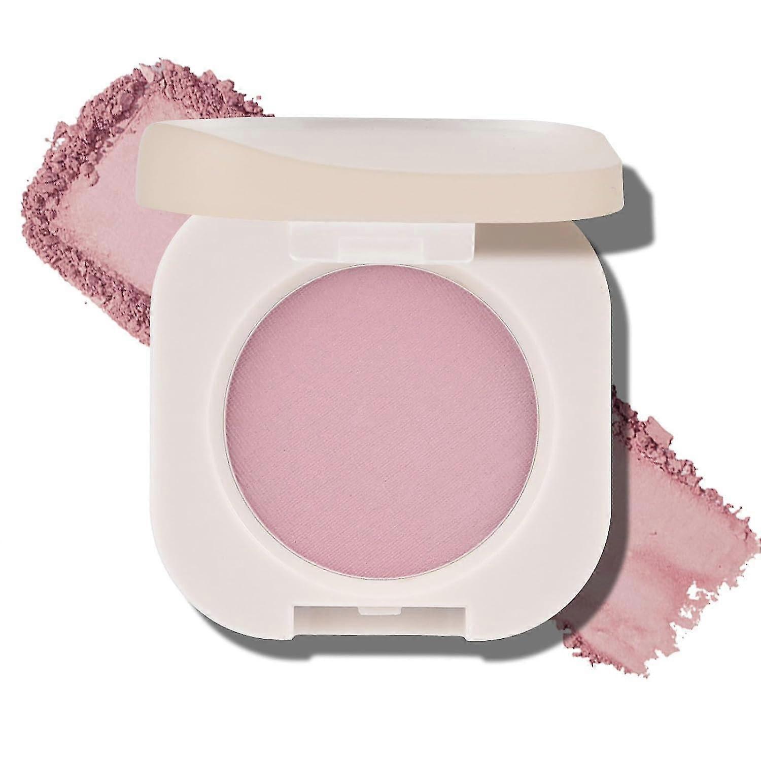 Single Matte Eyeshadow, Lavender Pink Eyeshadow, Multiuse Blendable Eyeshadow and Blush Makeup, Cold Brew(Half Pink)