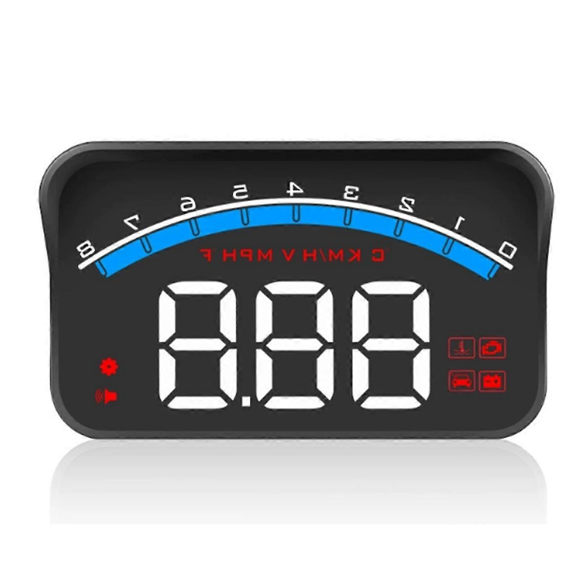 HUD Head Up Display OBD2 Projector Car Digital Speedometer Water Temperature Display Car Accessories