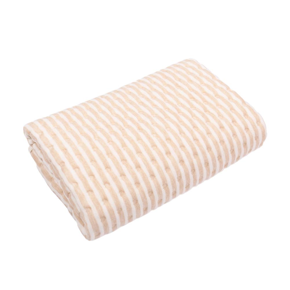 Cotton Pet Pee Pads for Dog Use Khaki Color Double Sided Breathable and Absorbent 80x100cm