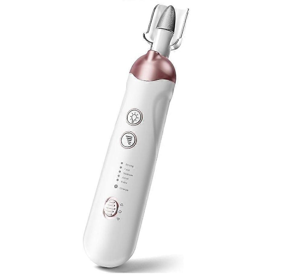 Electric Nail File Set, 8 in 1 Professional Manicure, Cordless Foot Pedicure Tool, 5 Speed(white)