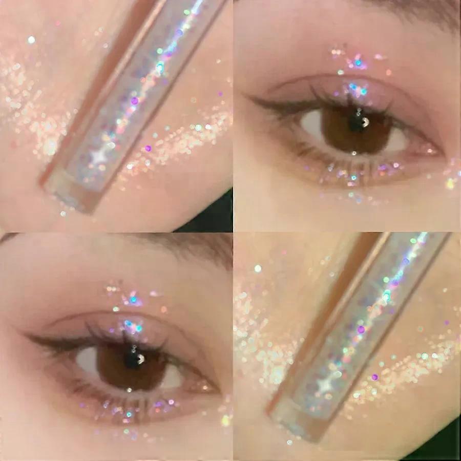 Liquid High Light Eyeshadow With Blazing Shimmer Pearlescent Pigmentation Fine Textured Duochrome Long Lasting Non Powdery